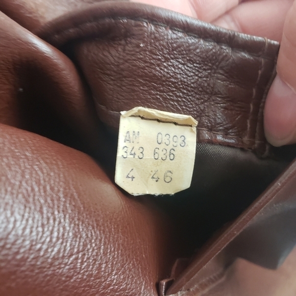 VTG Howard's Mens Leather Sport Coat Made in the USA Size 46 - Picture 11 of 12